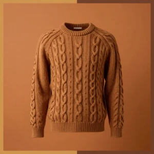 Cinnamon Cable Sweater