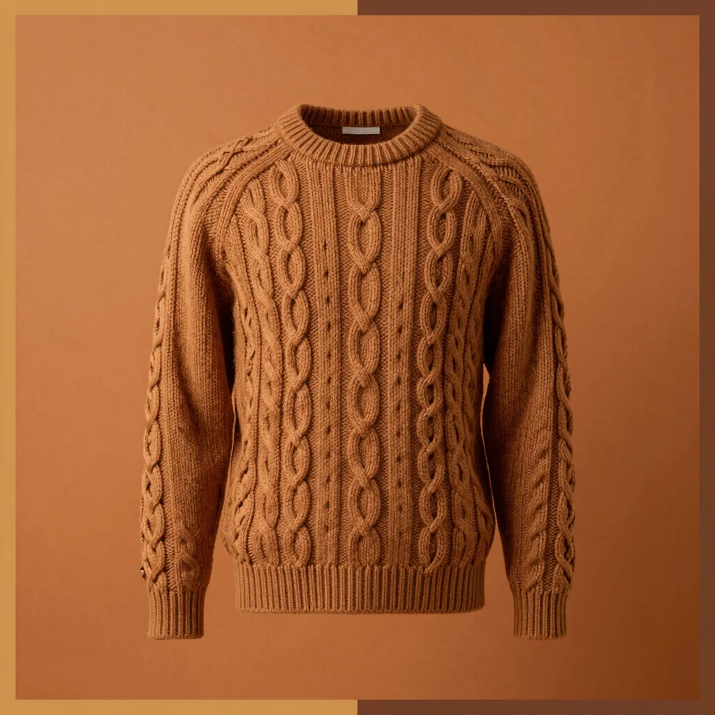 Cinnamon Cable Sweater