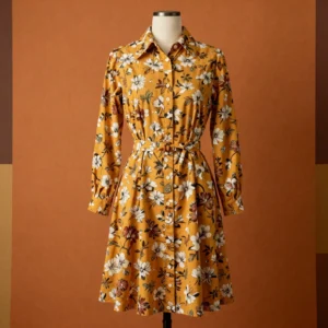 Golden Hour Shirt Dress